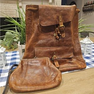 Patricia Nash back pack and matching wallet